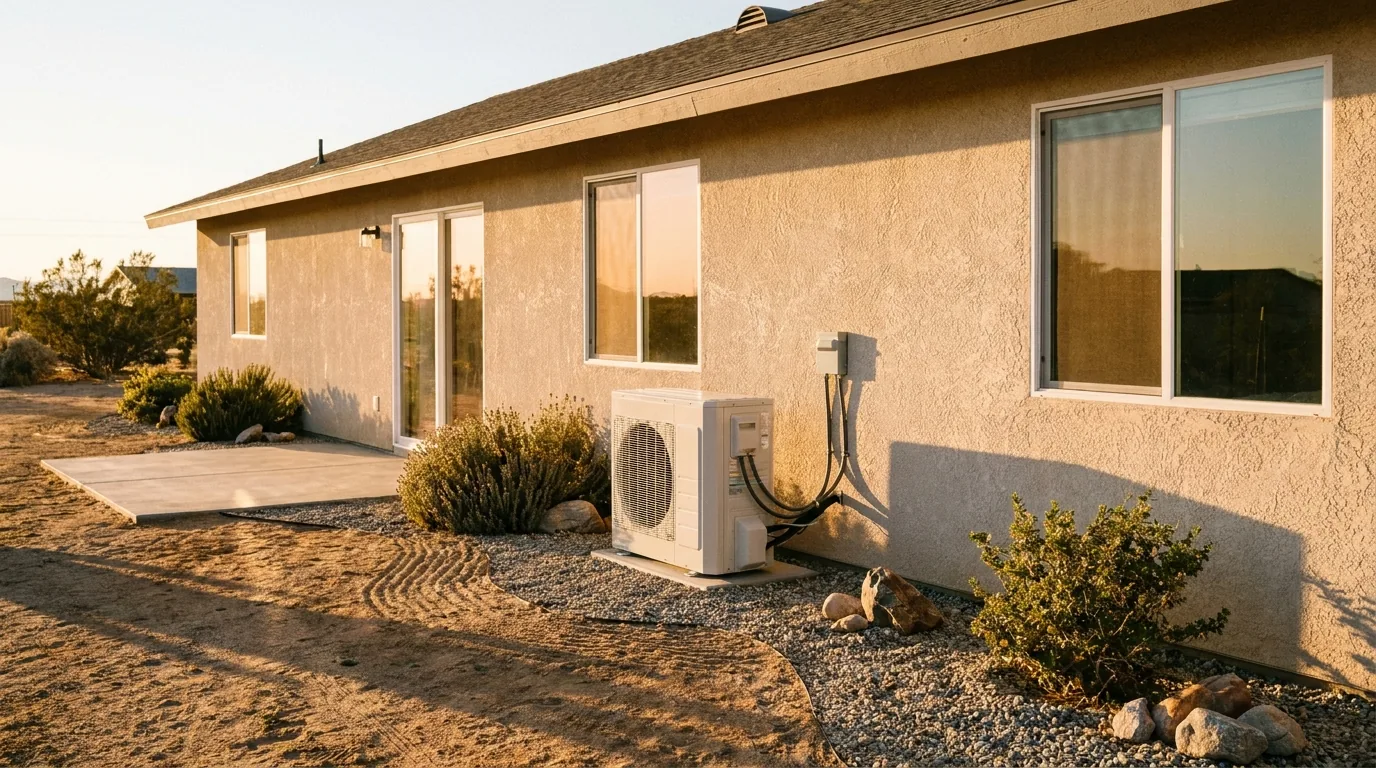 Residential HVAC install on a rental property, JC Energy Solutions case study