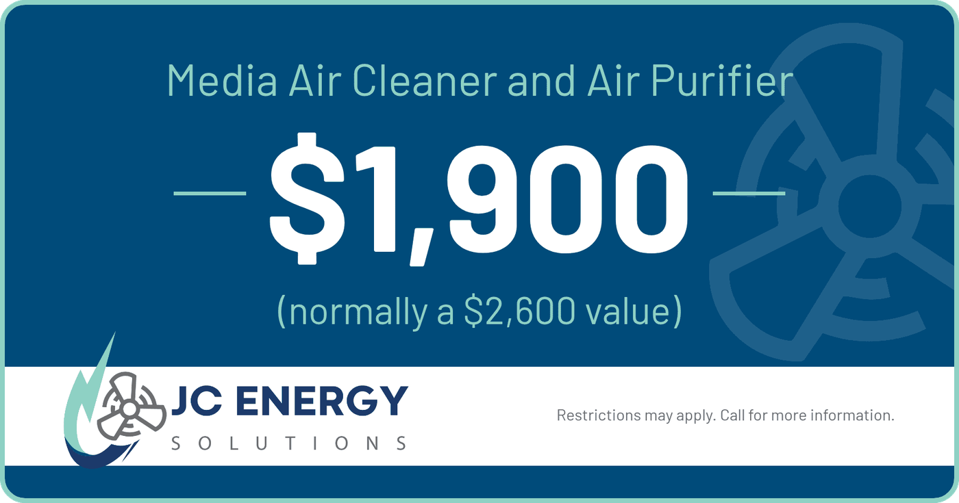 Media Air Cleaner & Air Purifier, $1,900 (normally $2,600)