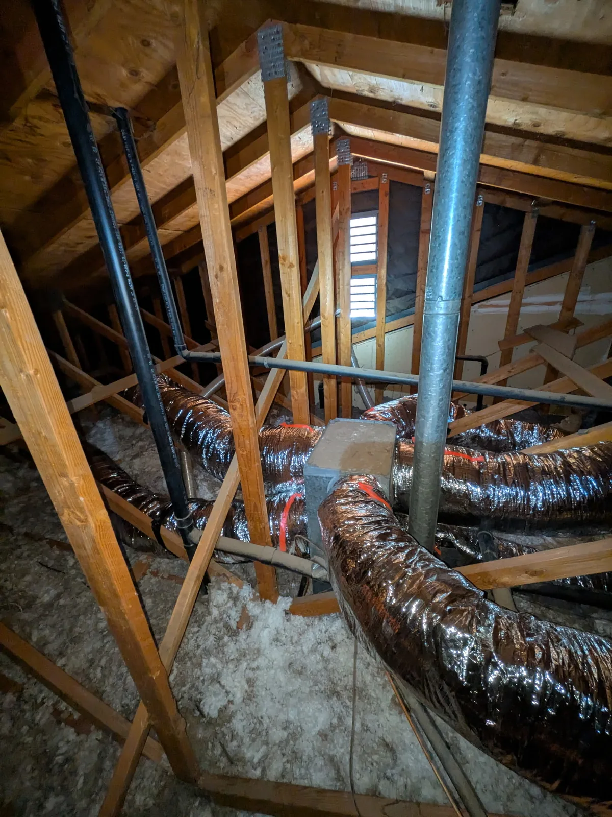 Insulated ductwork, JC Energy Solutions HVAC service across the High Desert and Inland Empire