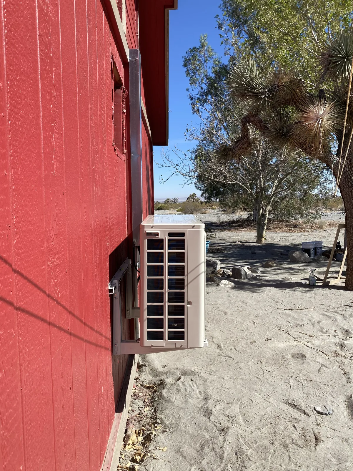 Heat pump installed by JC Energy Solutions in the Old Town Victorville area