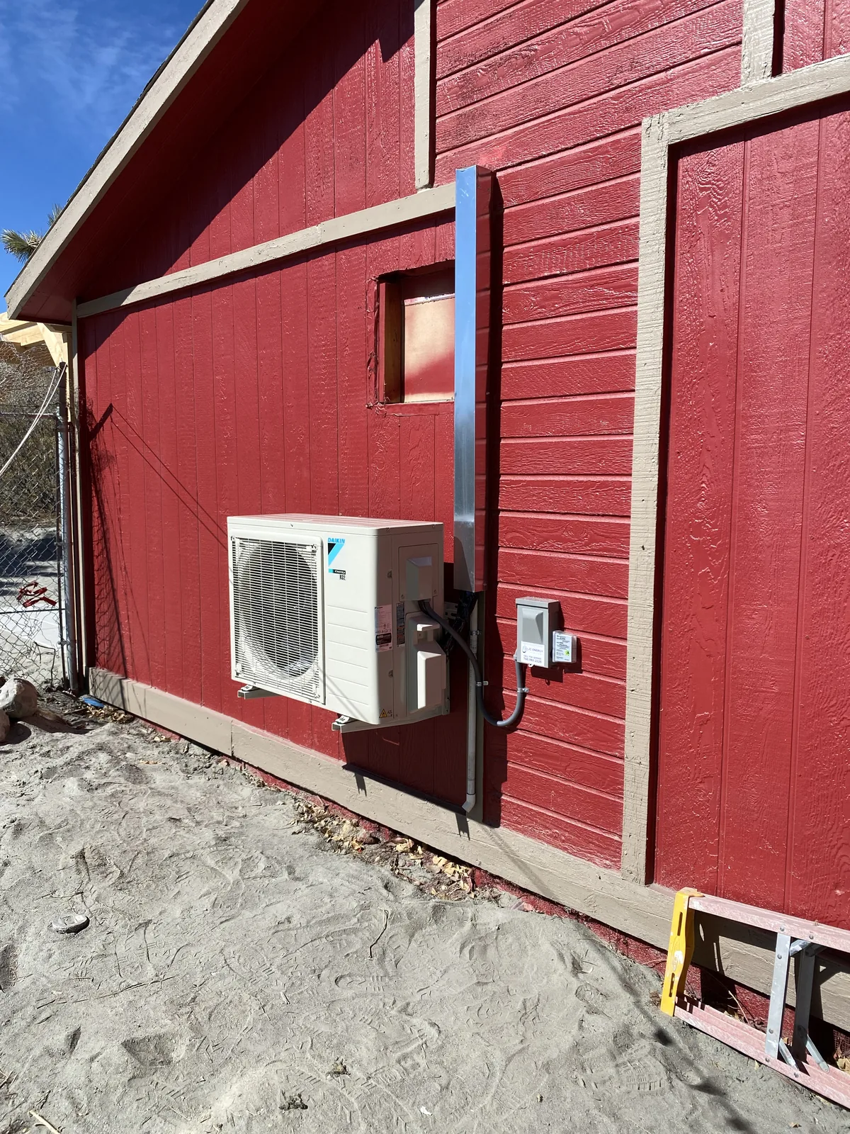 Ductless mini-split installed by JC Energy Solutions, HVAC service in Chino, California
